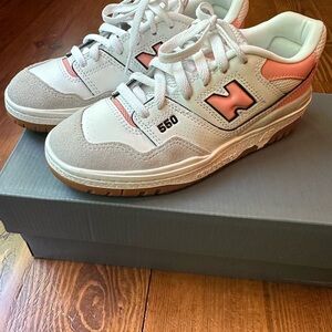 New Balance Kids Sneakers - White and Pink